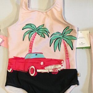 NWT, Girls size 6, Kate Spade, 1 Piece Swim suit